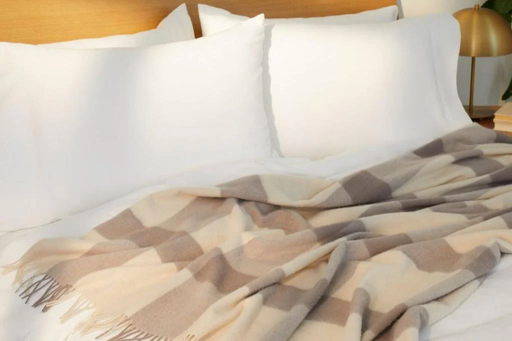 Bold Plaid Throw